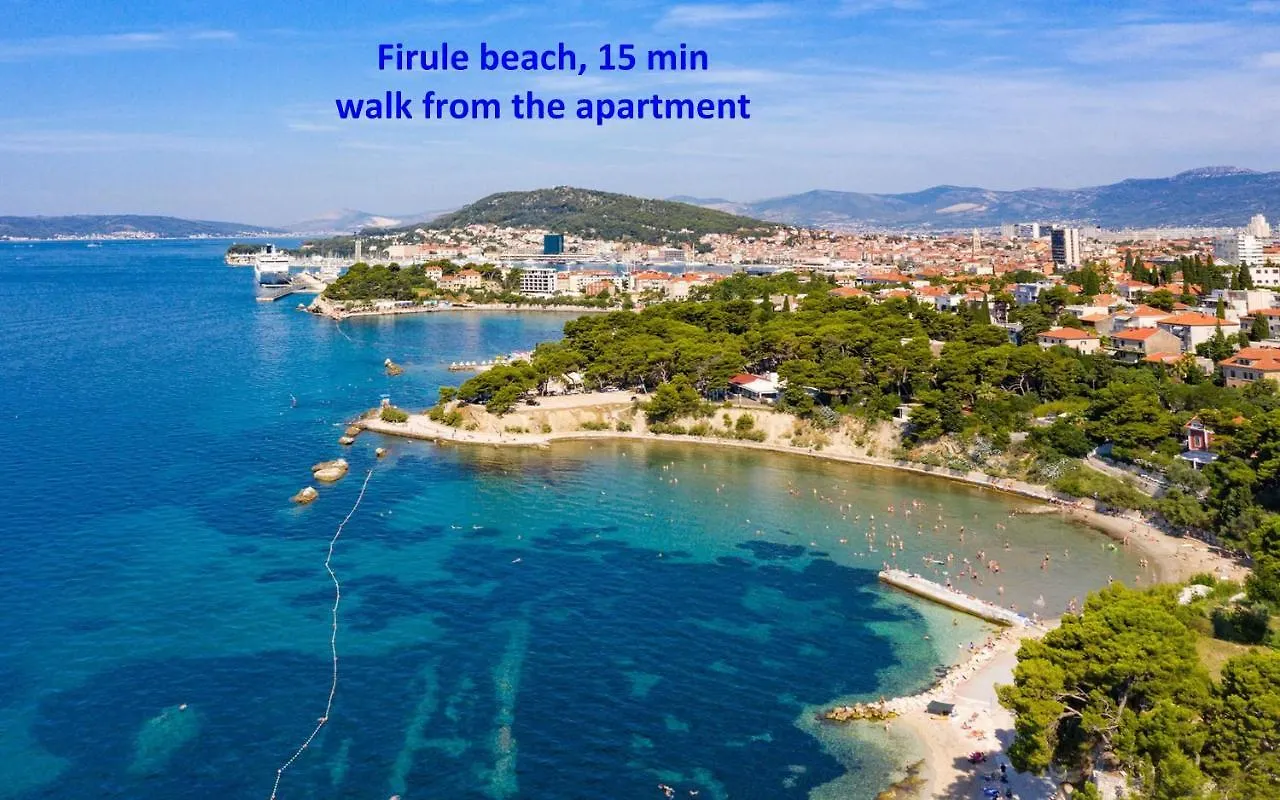 Modern 90 M2 Apt With Balcony W The Sea View Split