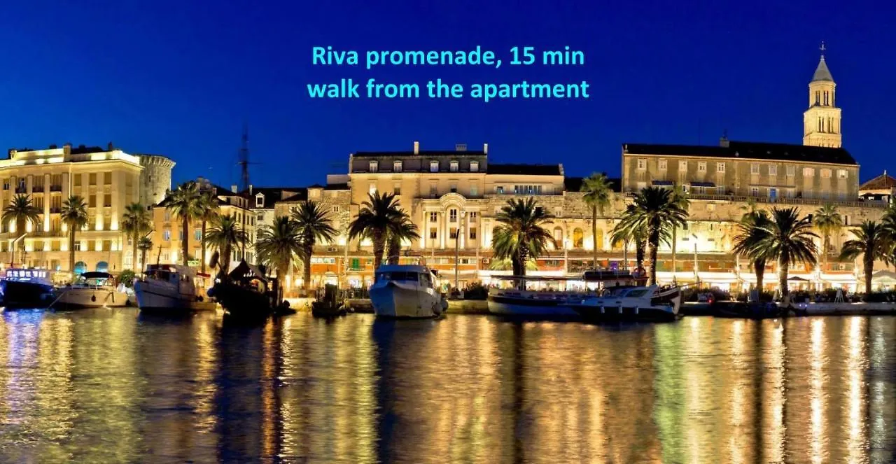 Modern 90 M2 Apt With Balcony W The Sea View Split 0*,